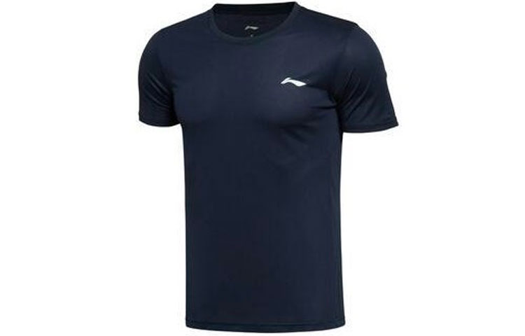 

LINING Футболка мужская чернильно-синяя, Черный, LINING Футболка мужская чернильно-синяя