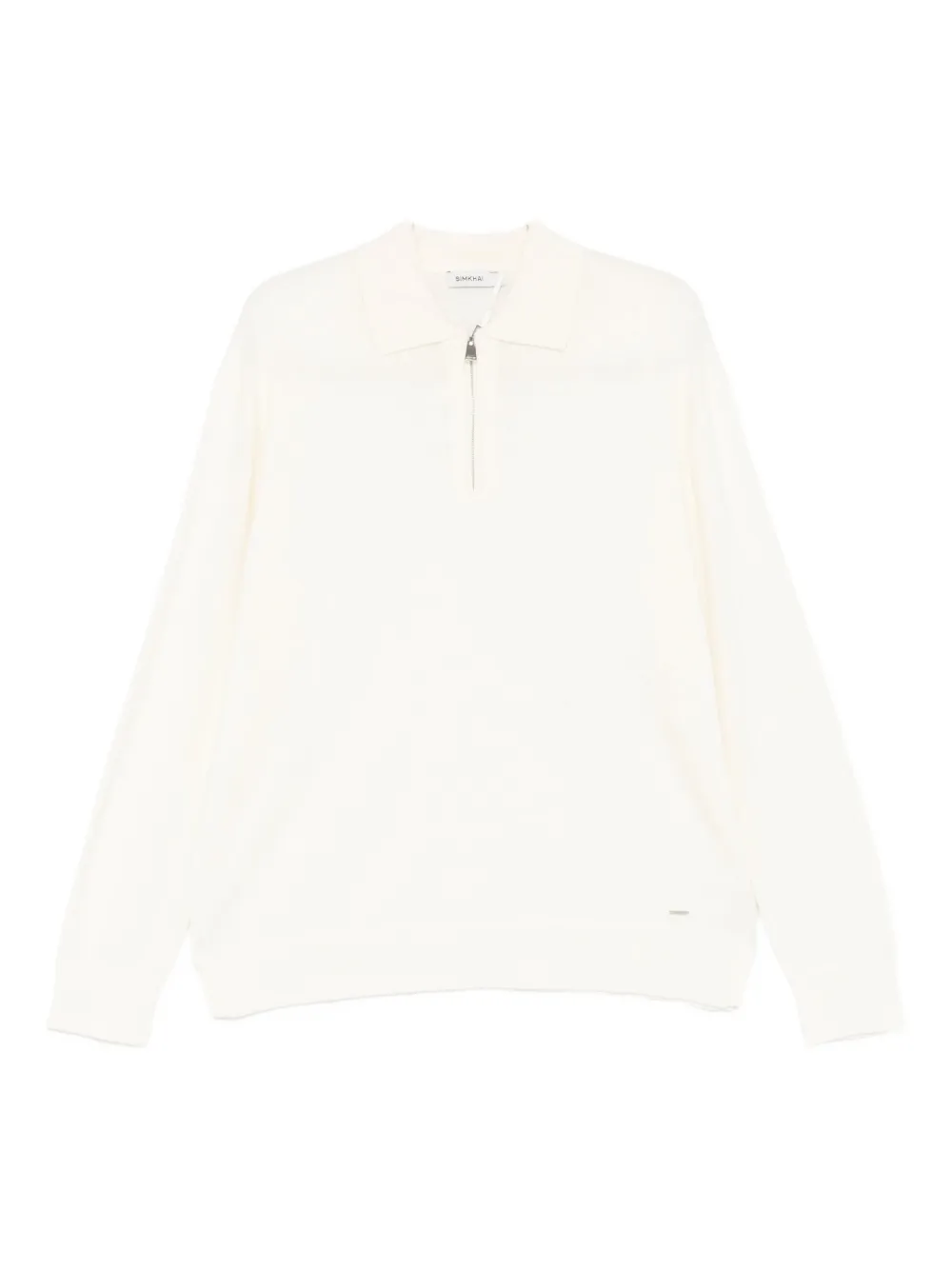 

Поло на молнии Simkhai, белый