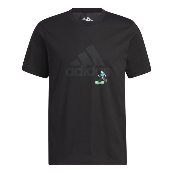 

Футболка с графическим логотипом Футболка Adidas, черный