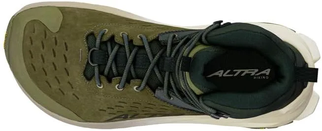 Мужские походные ботинки ALTRA Olympus 6 Hike Mid GTX, оливковый — фото 2
