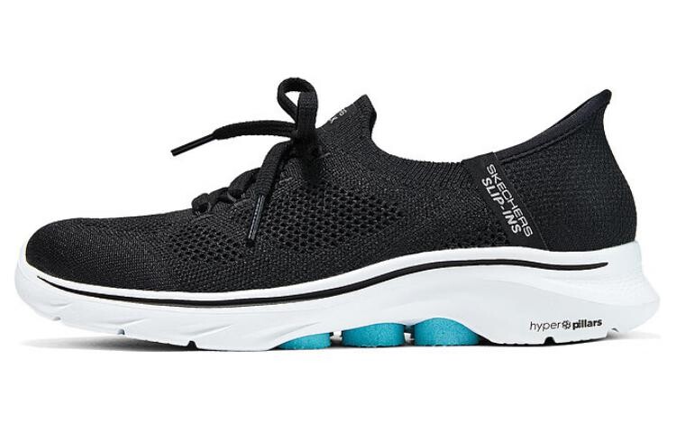 

Кроссовки женские с низким верхом, черные Skechers