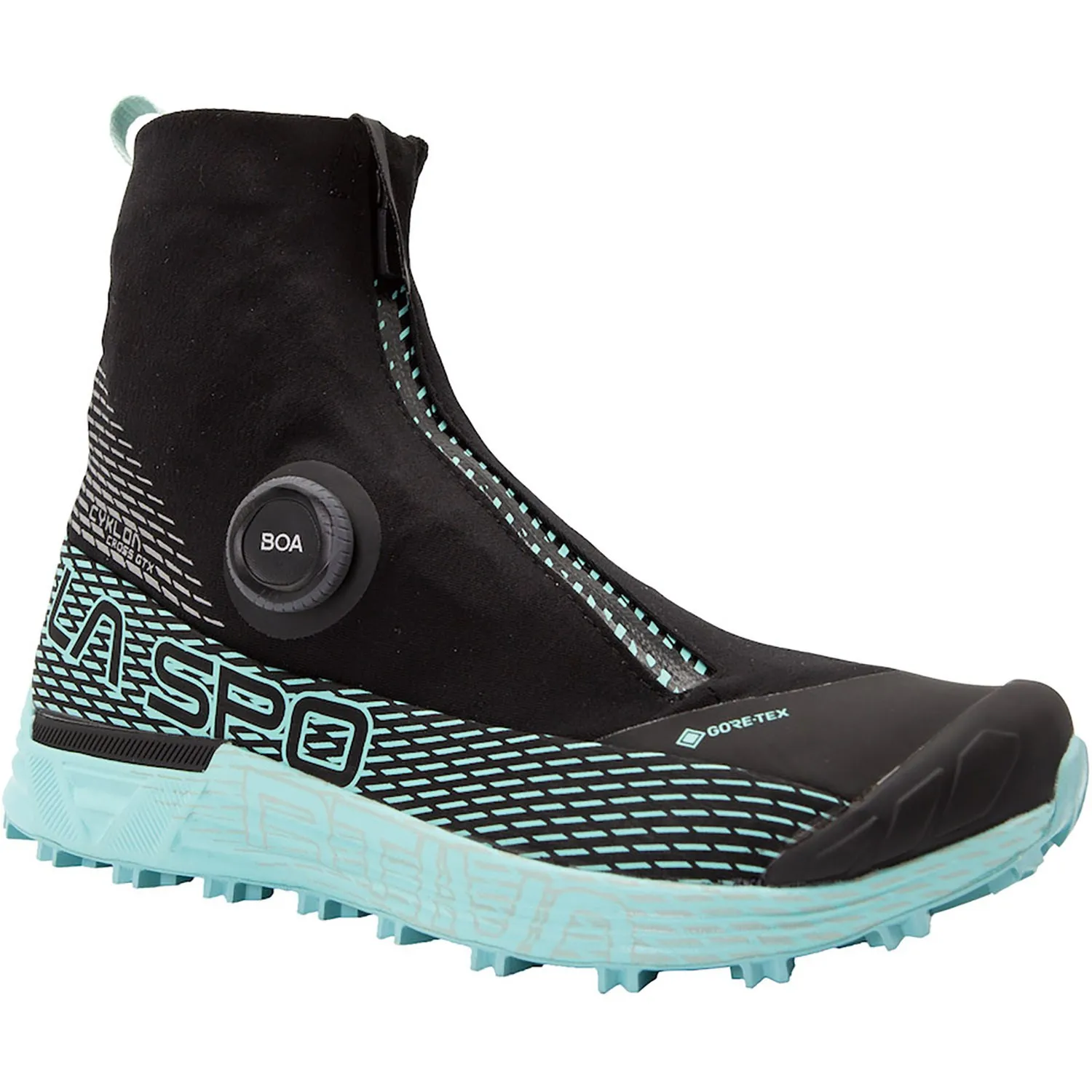 Женские кроссовки Cyklon Cross GTX для трейлраннинга La Sportiva, Black/Iceberg — фото 3