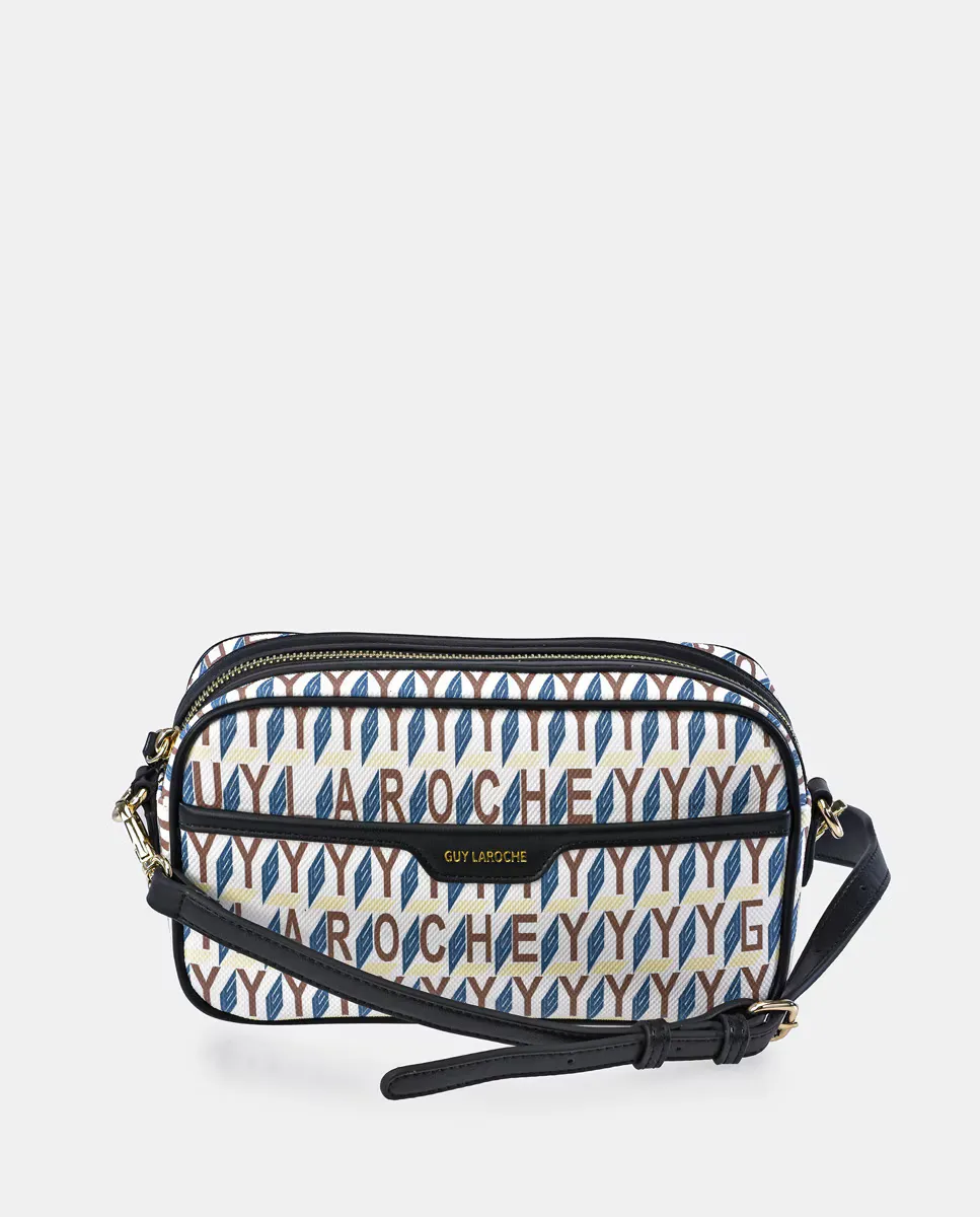 

Сумка через плечо El Caballo из канвы с принтом цвета слоновой кости Guy Laroche, бежевый