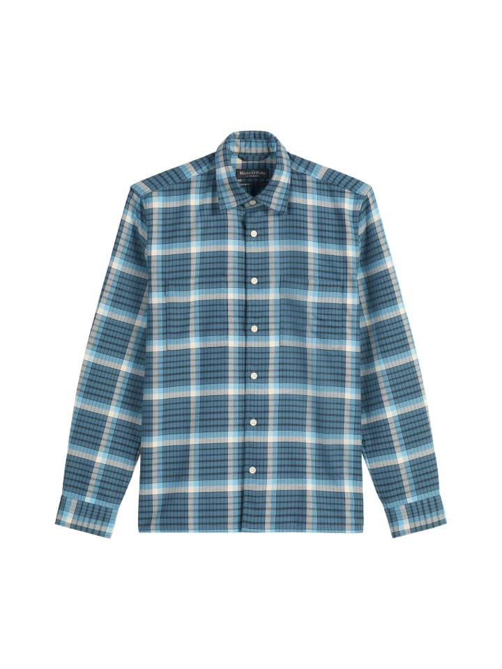 

Marc O'Polo Обычная рубашка темно-синего цвета