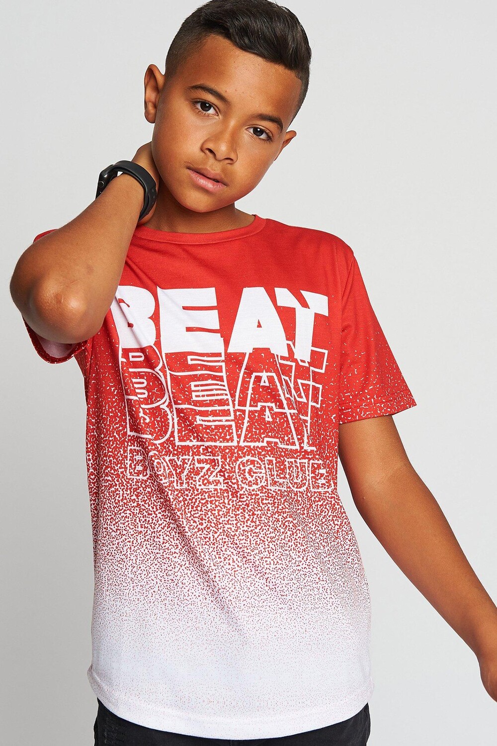 

Футболка с надписью «Friction» Beat Boyz Club, красный