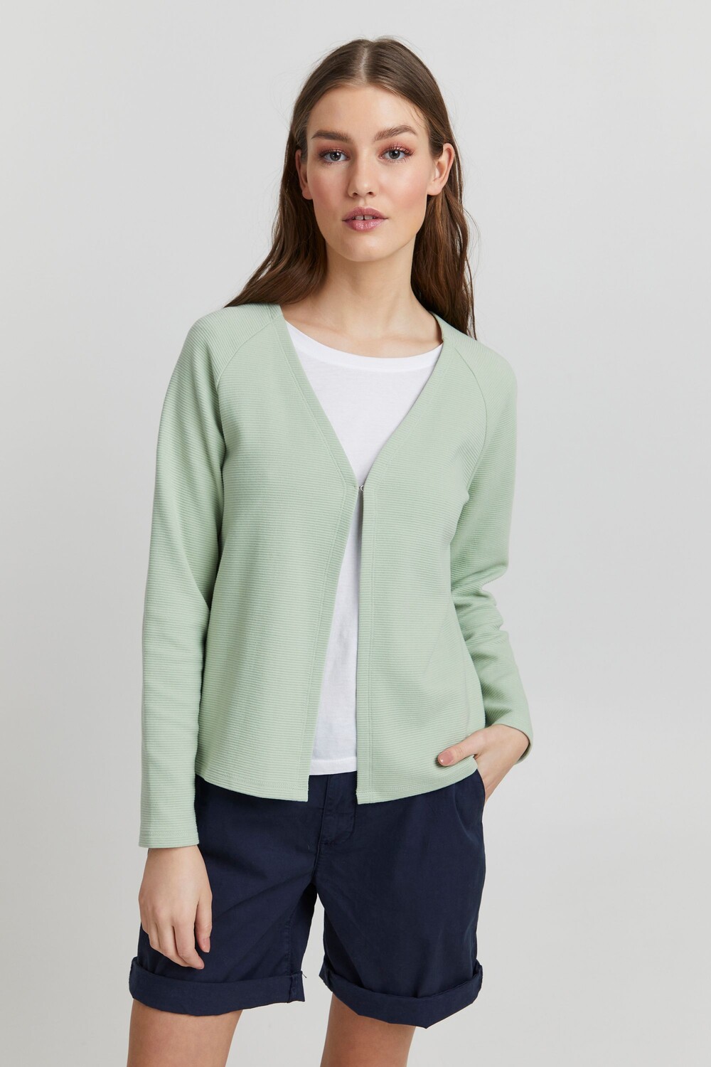 

Кардиган Oxmo Sweatjacke, зеленый