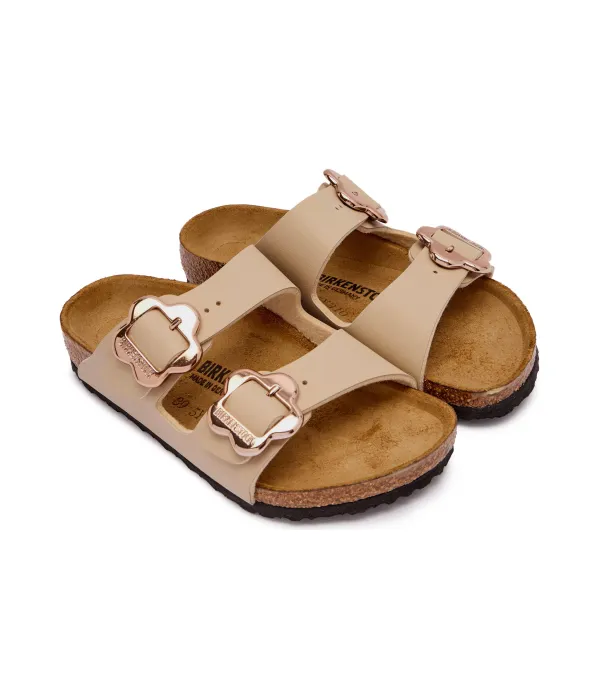 Тапочки Аризона Narrow fit Birkenstock, бежевый — фото 2