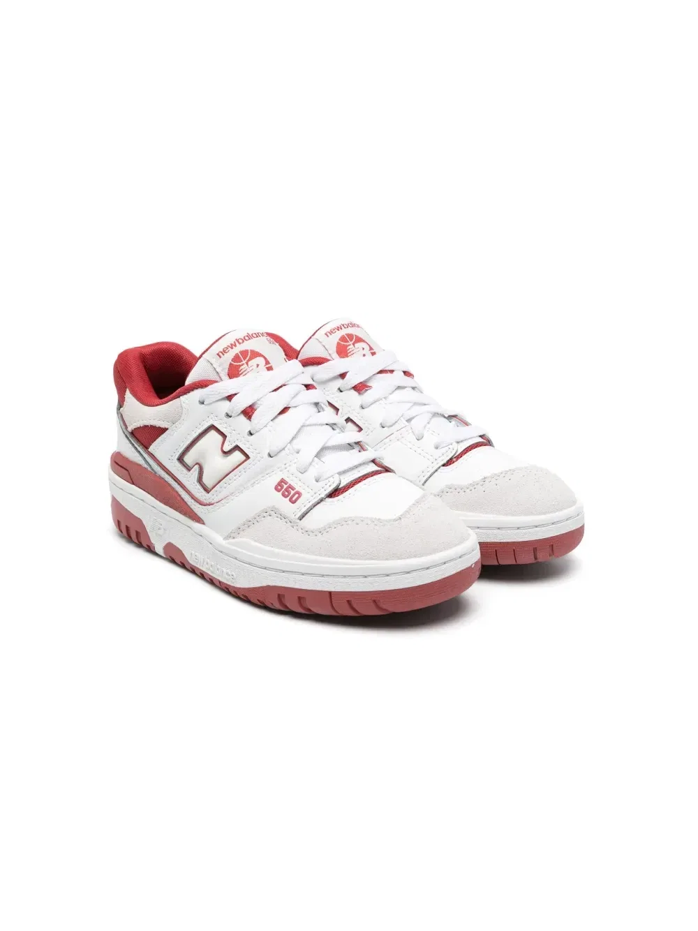 Кроссовки 550 с тисненым логотипом New Balance, белый