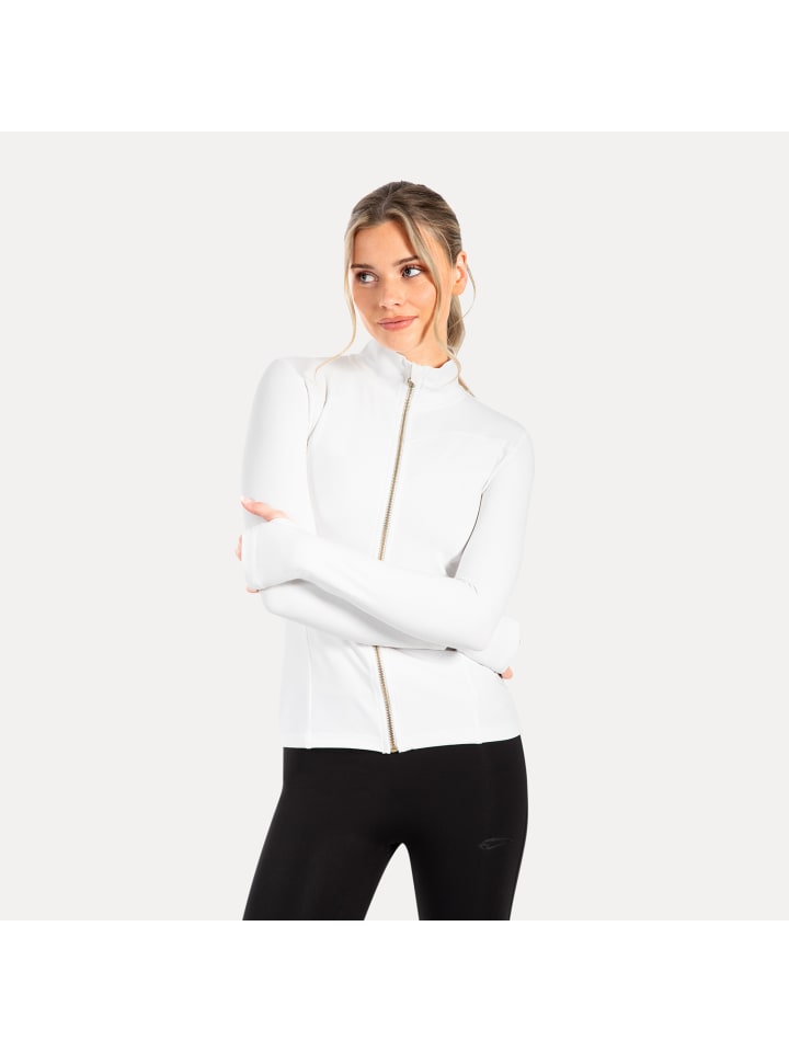 

Тренировочная куртка Kenna Gold кремового цвета SMILODOX