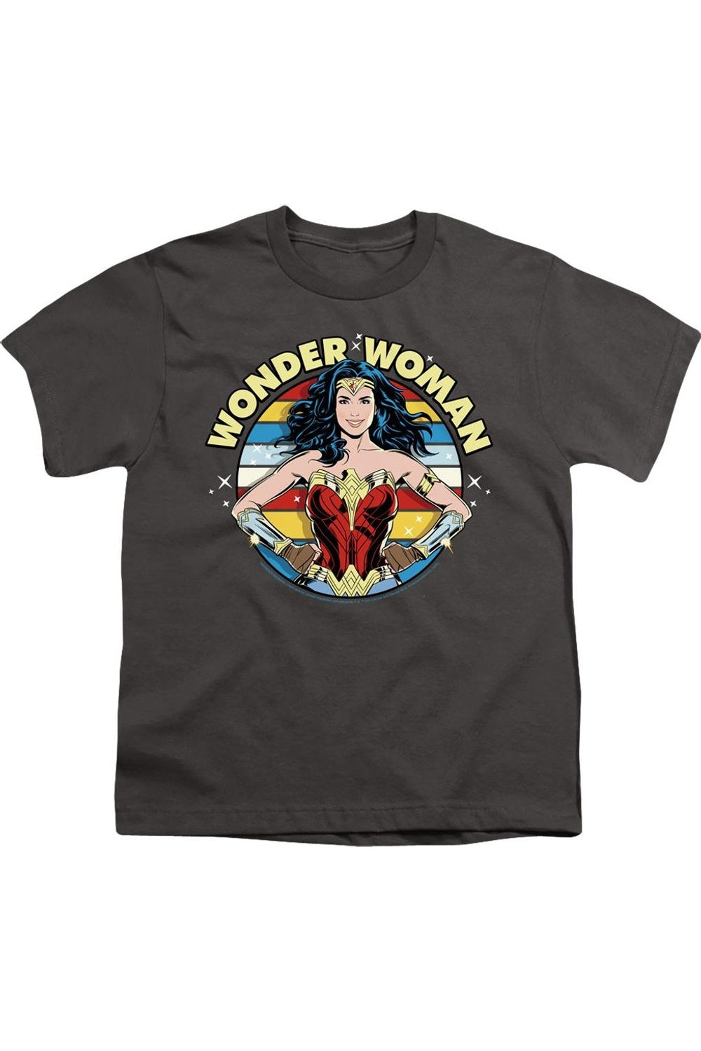 

Футболка с коротким рукавом Wonder Woman 84 Woman Of Wonder для девочек Gildan, Charcoal
