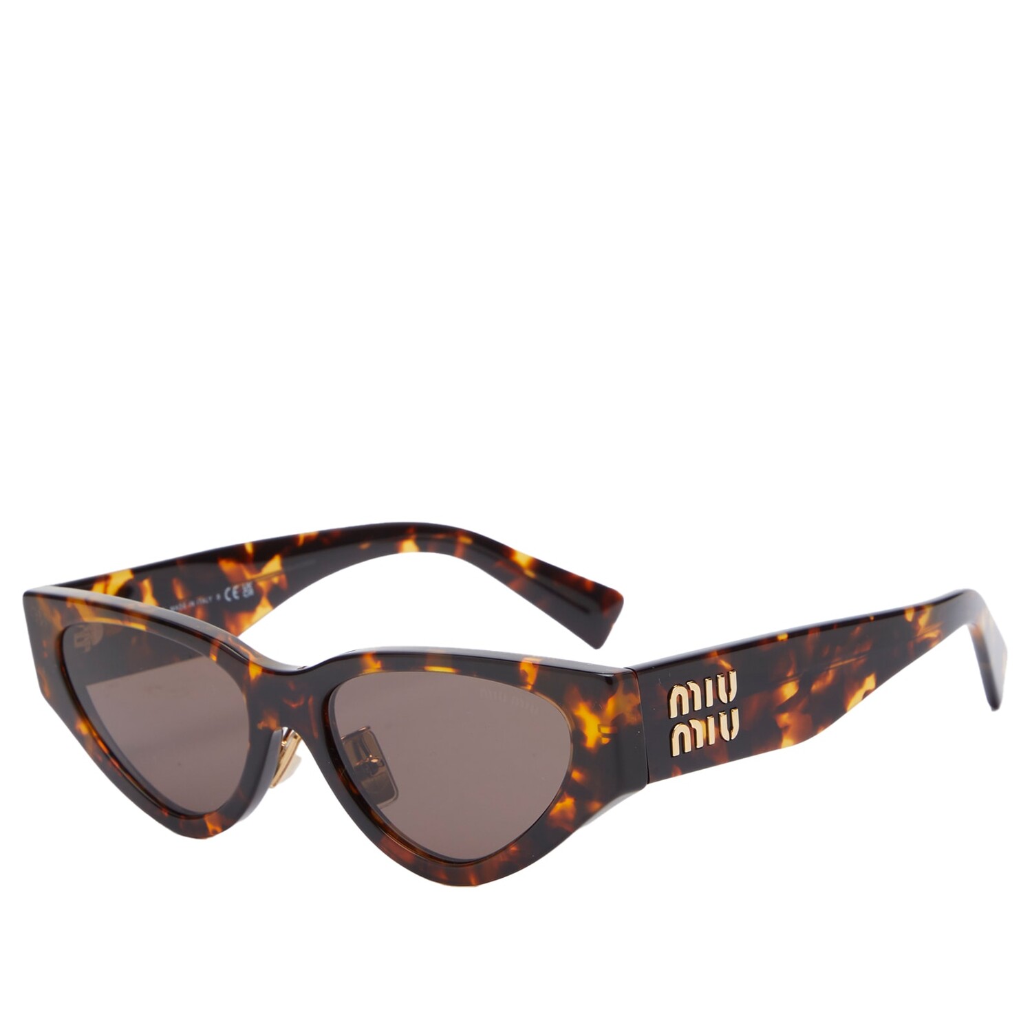 

Солнцезащитные очки Miu Miu Eyewear 3Zs Sunglasses, цвет Honey Havana