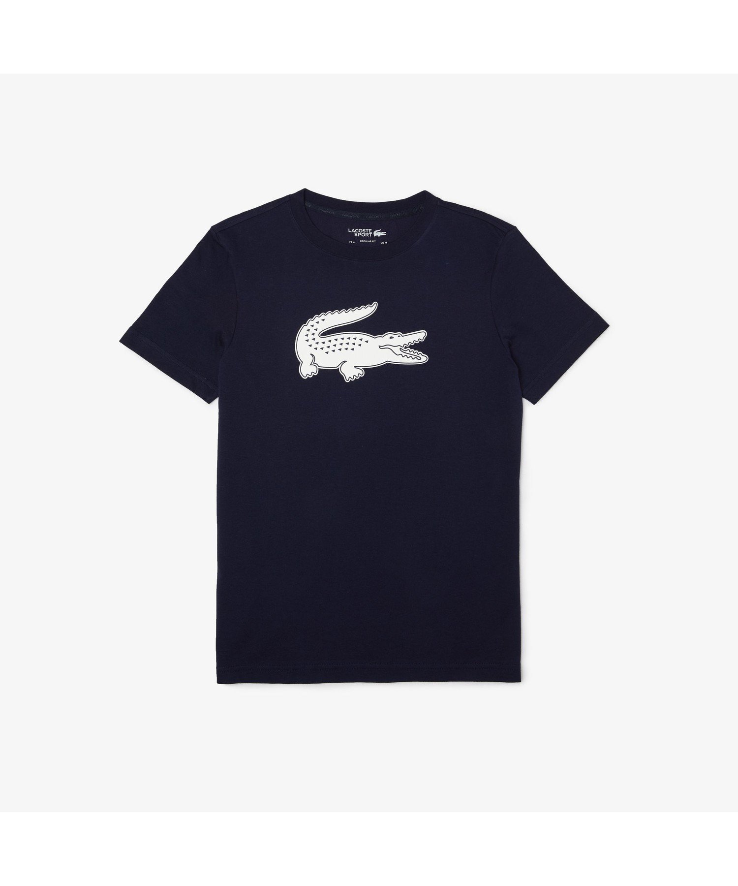 Футболка из смесового хлопка Ultra Dry с принтом логотипа LACOSTE, Dark Navy — фото 2