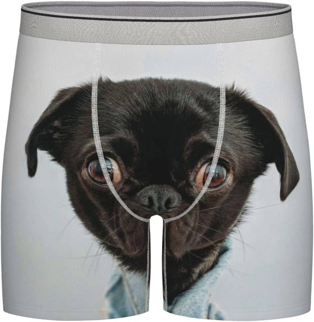 Боксеры дышащие, Pug Dog, Light Grey