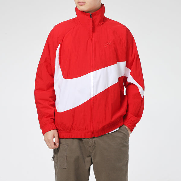Куртка Nike Big Swoosh Sportswear Woven Jacket Men's Red, красный — фото 3