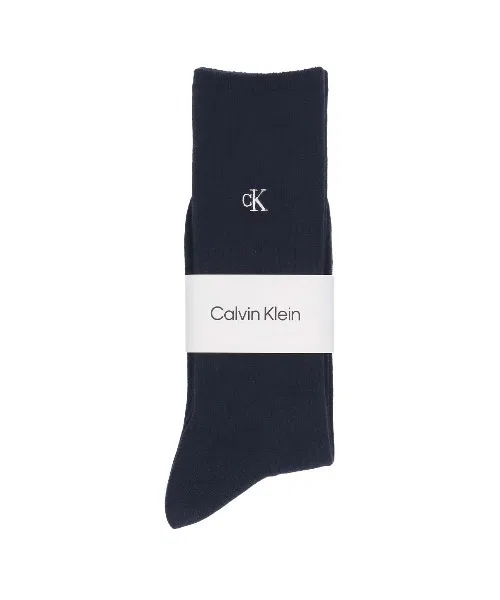 Носки Calvin Klein из органического хлопка с ребристой текстурой и технологией One-Point Design (артикул 02542110), устраняющие неприятный запах.