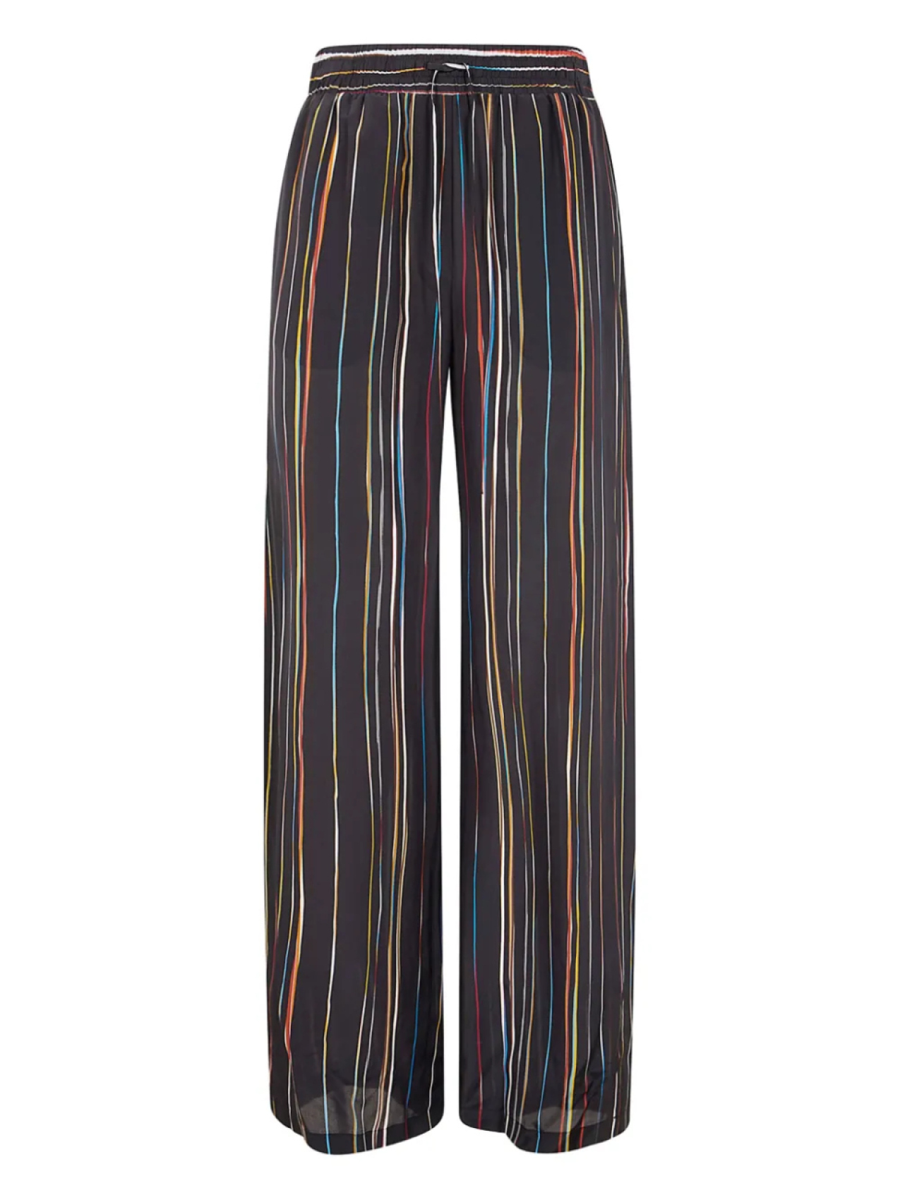 

Полосатые брюки широкого кроя Paul Smith, синий