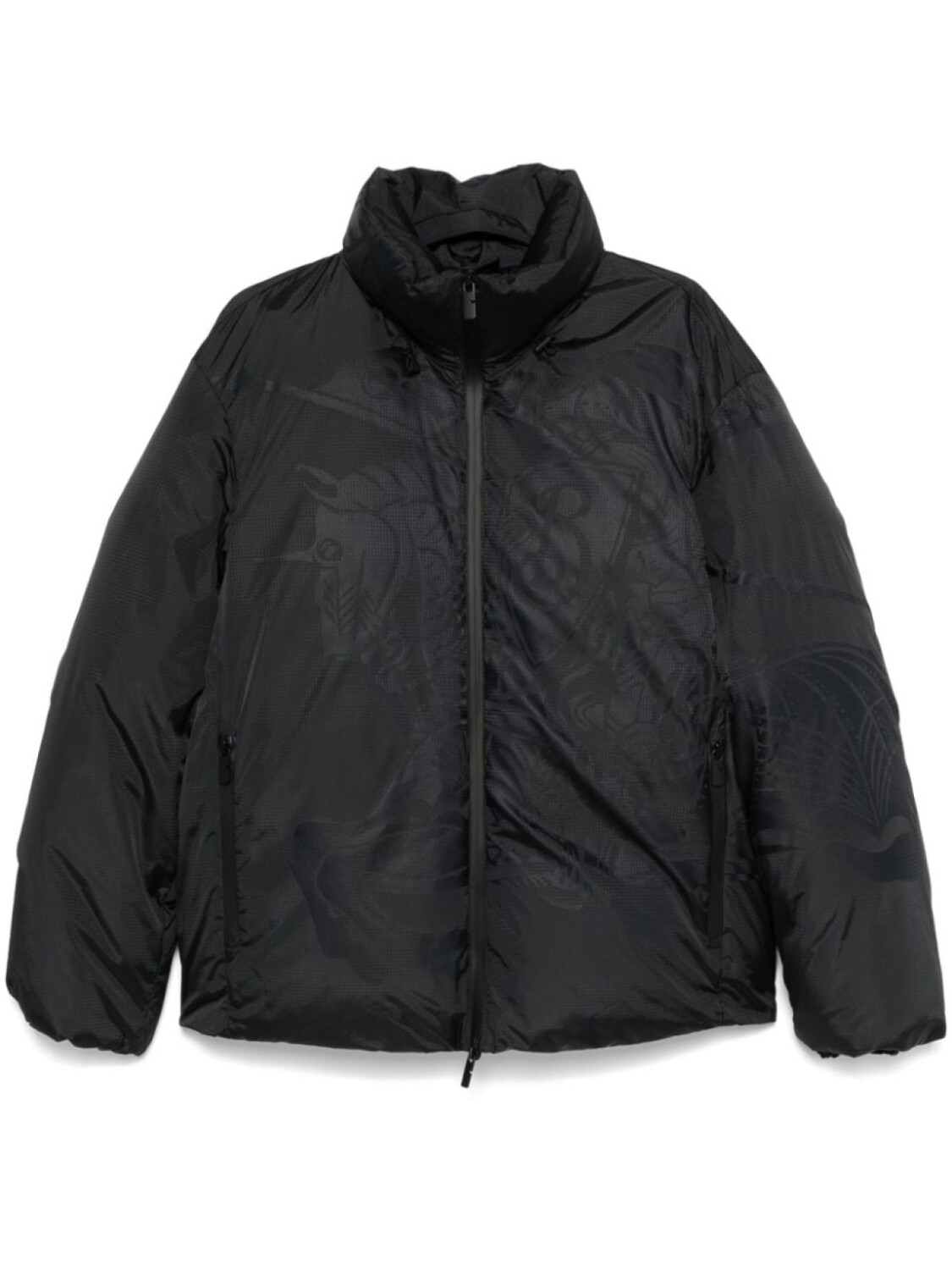 

Утепленная куртка Burberry Equestrian Knight, черный