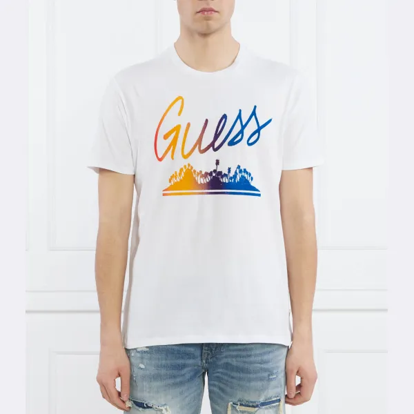 

Футболка свободного кроя SS BSC Guess Island Guess, белый