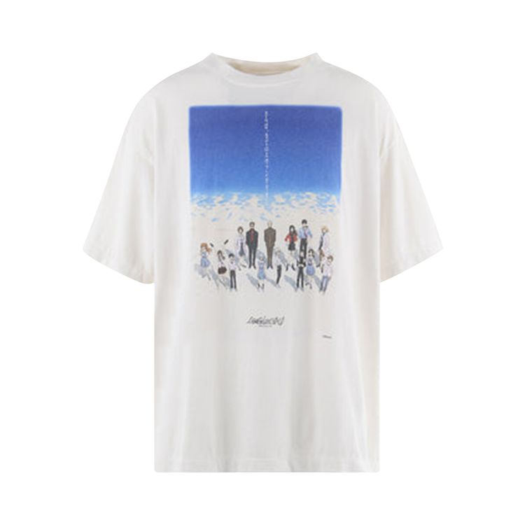 

Футболка SAINT Mxxxxxx x Evangelion x GEEKS RULE Tee 'Blue/White', синий