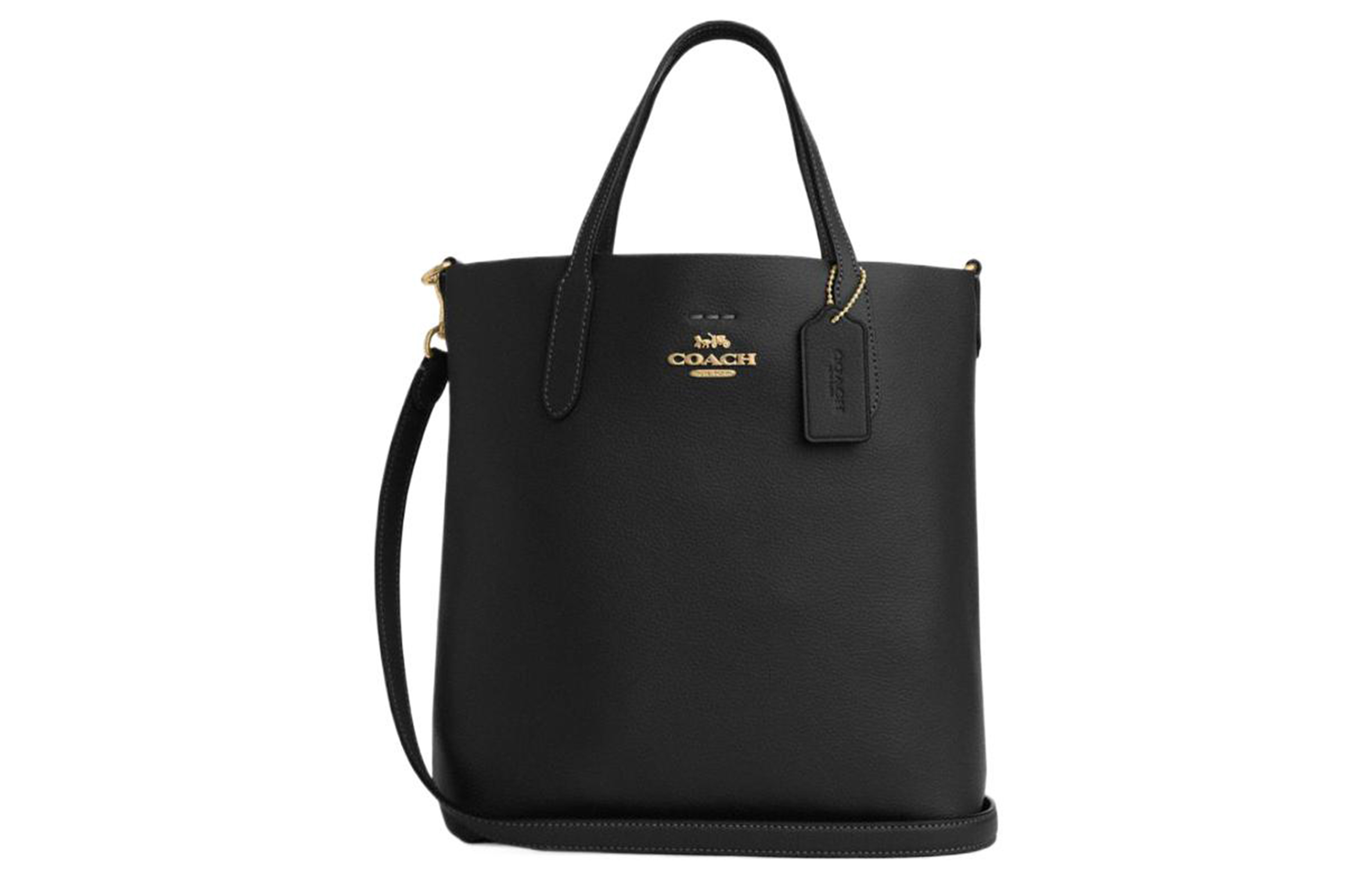 

COACH Сумка-шоппер из коровьей кожи Thea, сумка-шоппер, сумка через плечо, женская сумка среднего размера, черная