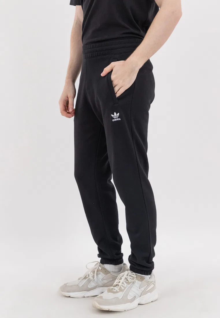 Трикотажные брюки, френч терри, Trefoil Essentials, черный Adidas — фото 2