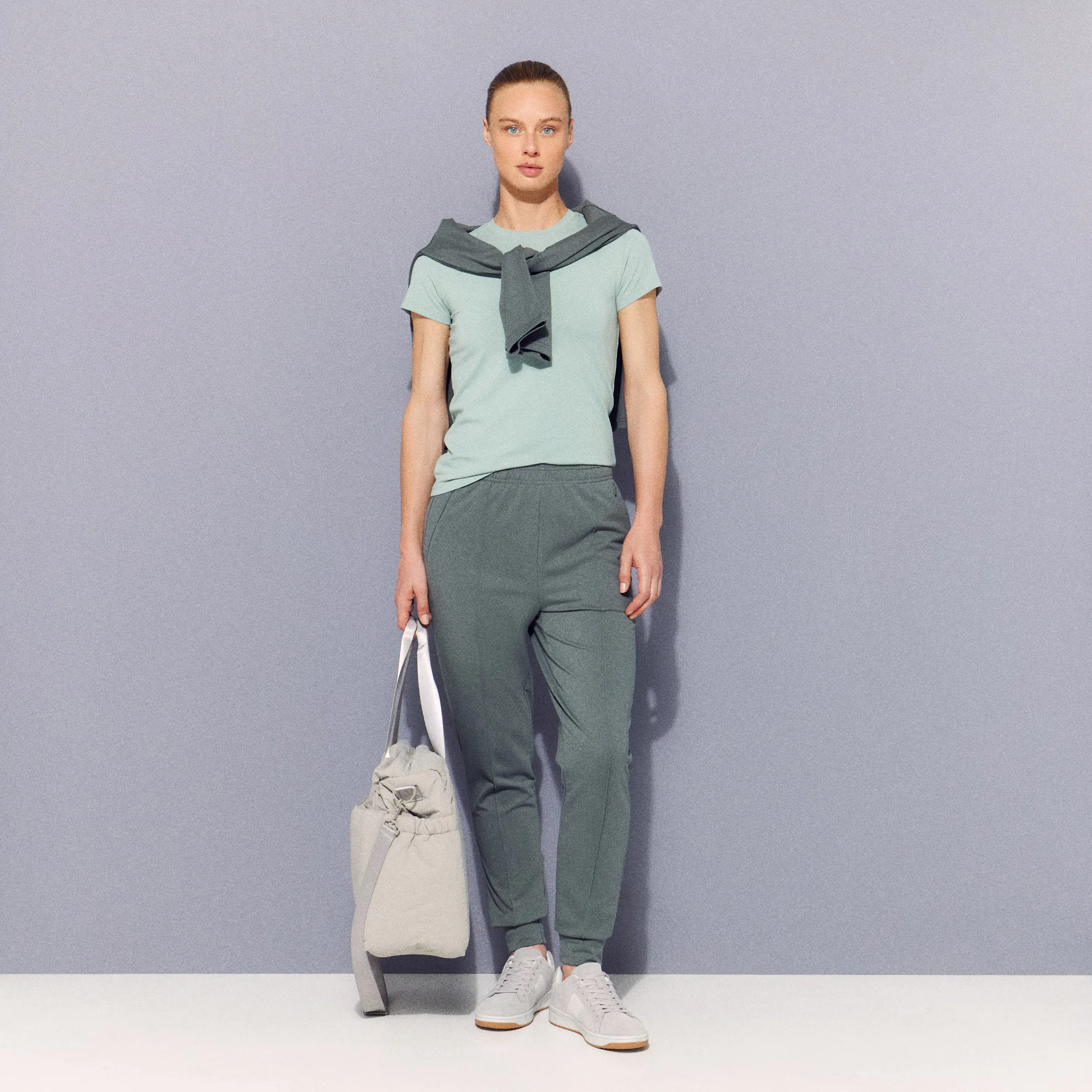 

Длинные брюки с манжетами Sportcasual для женщин Boomerang, зеленый