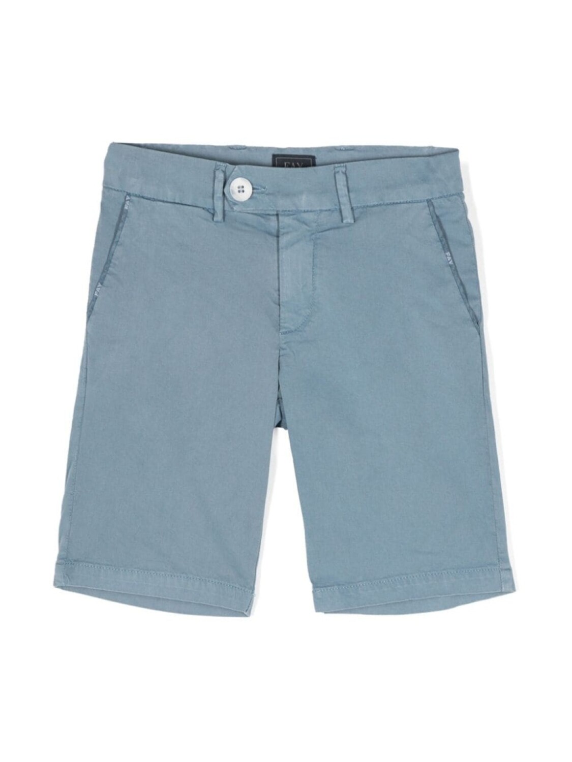 

Шорты Fay Kids с отделкой логотипом, синий
