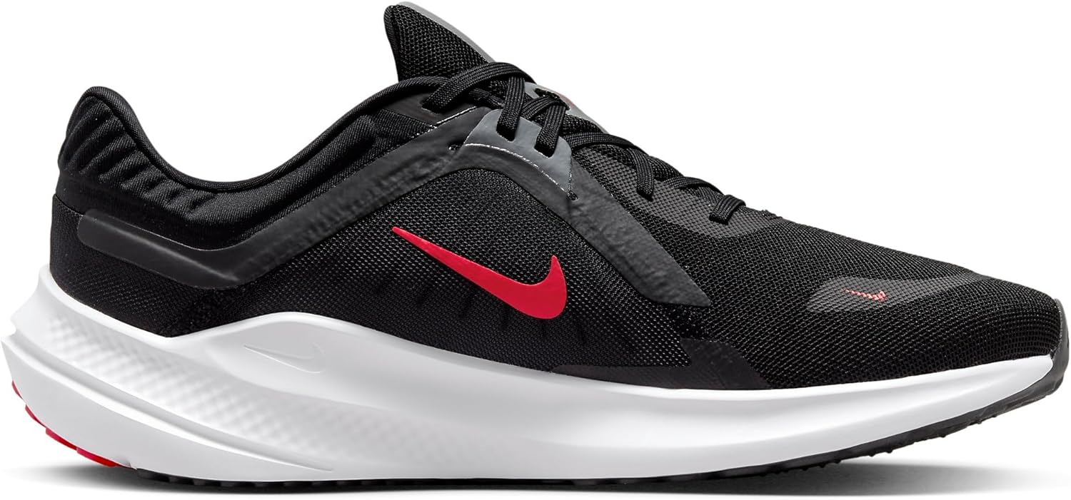 Мужские тренировочные кроссовки Nike Quest 5, черный/красный/серый — фото 3