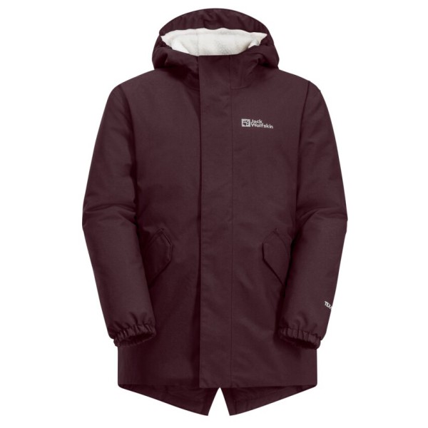 

Уютная куртка-парка для девочек с медвежонком Jack Wolfskin, мультиколор