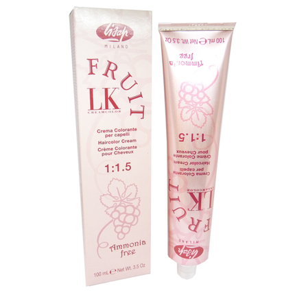 LK Fruit Cream Color Стойкая краска для волос без аммиака 100 мл Lisap — фото 2