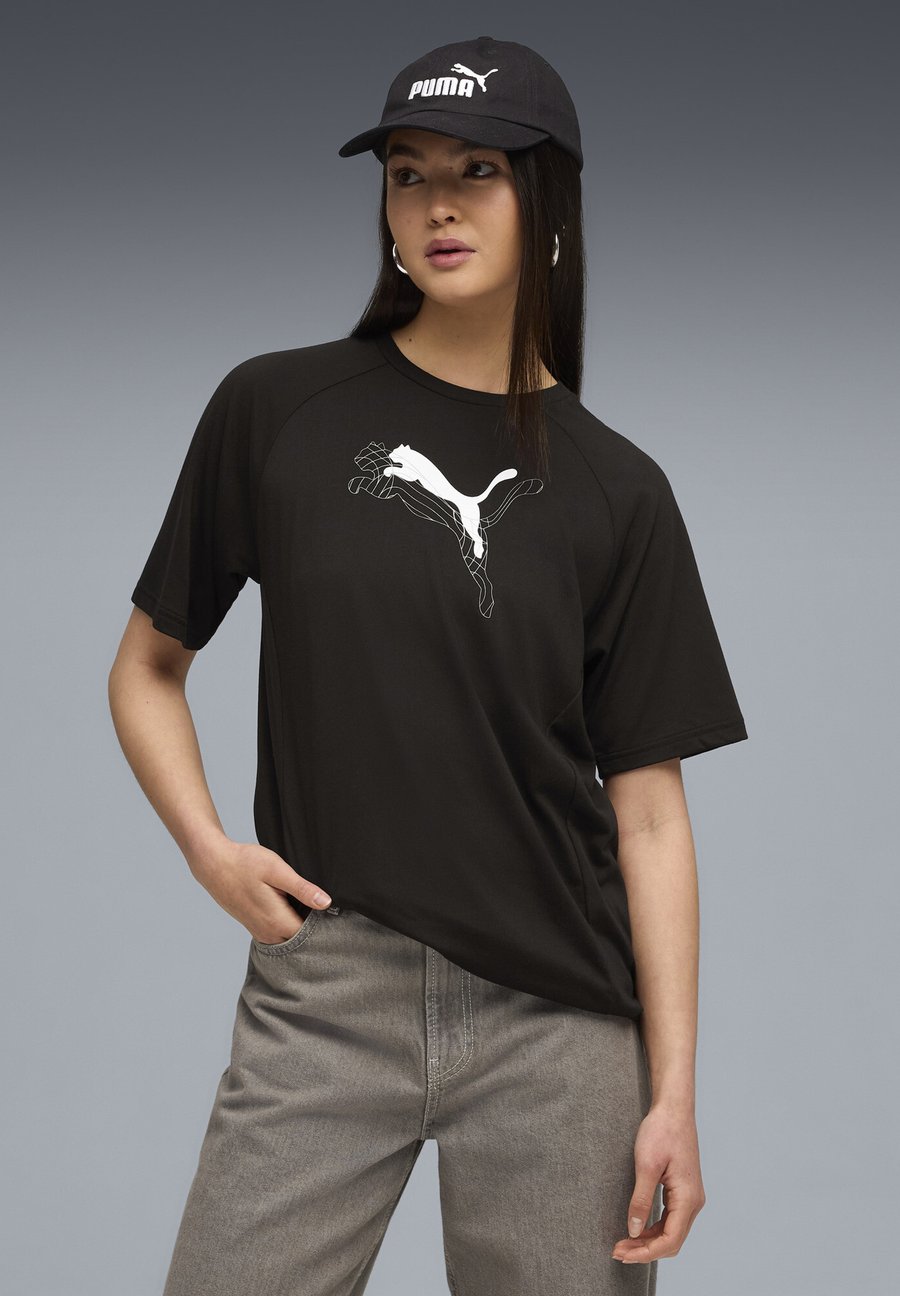 

Футболка Puma EVOSTRIPE RELAXED GRAPHIC, Black, Черный, Футболка Puma EVOSTRIPE RELAXED GRAPHIC, Black