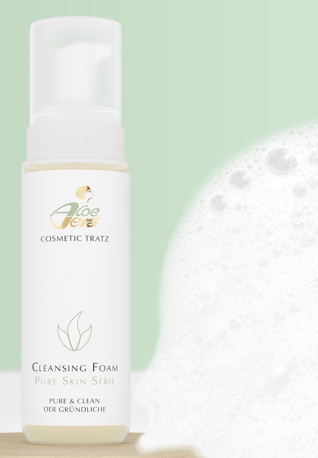 Крем для лица Aloe Vera Cosmetic Tratz — Средства для очищения лица REINIGUNGSSCHAUM FOAM , цвет no color, 150 мл — фото 2