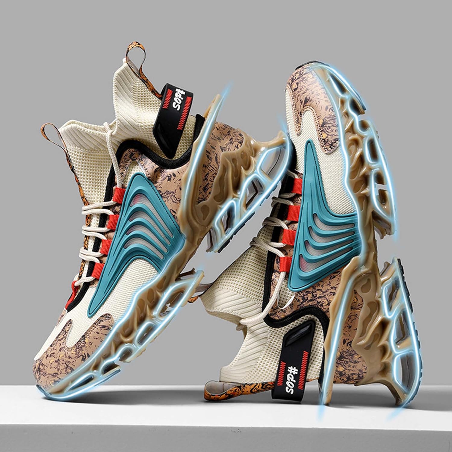 Кроссовки Blade Fashion, модные кеды, спортивная обувь, ретро и простые классические повседневные мужские туфли Generic, коричневый — фото 4