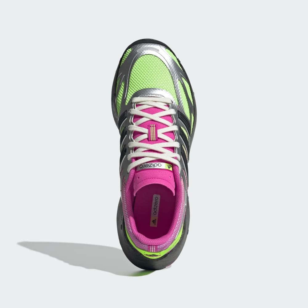 Кроссовки на платформе Adidas Adizero Aruku Shoes, цвет Signal Green/Semi Lucid Fuchsia/Signal Green — фото 2