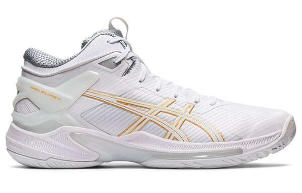 Кроссовки Gel Burst 24 золотые Competition Asics, белый — фото 2