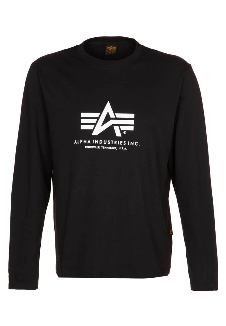 

Футболка с длинным рукавом Alpha Industries, черная, Черный, Футболка с длинным рукавом Alpha Industries, черная