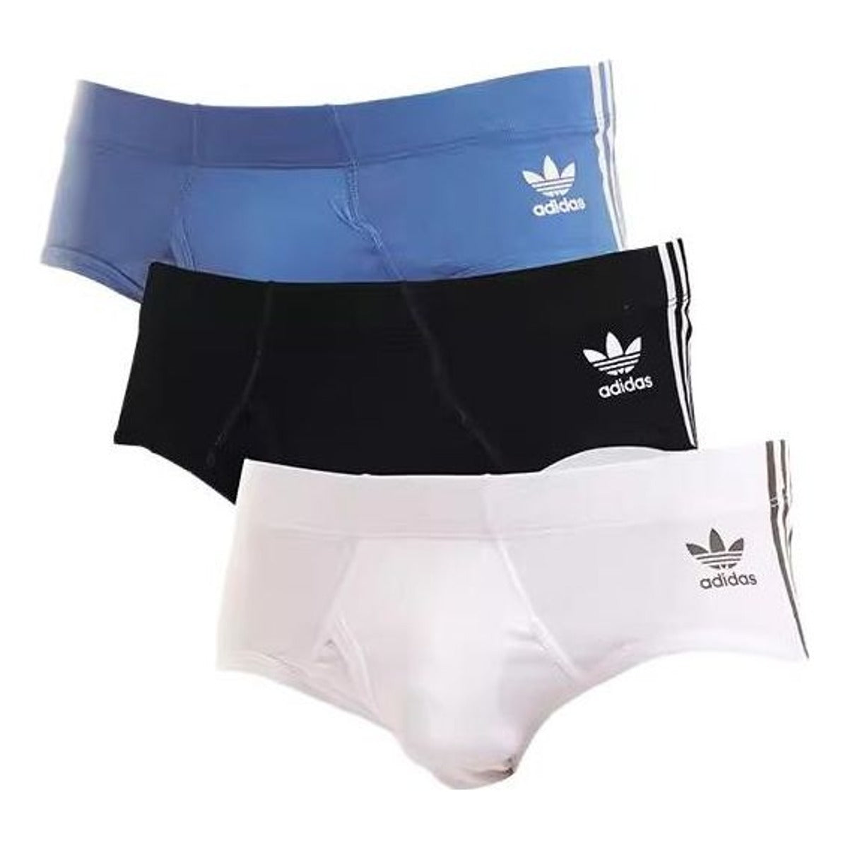 Трусы Adidas Originals 3 Stripe Brief 'Black White Blue'