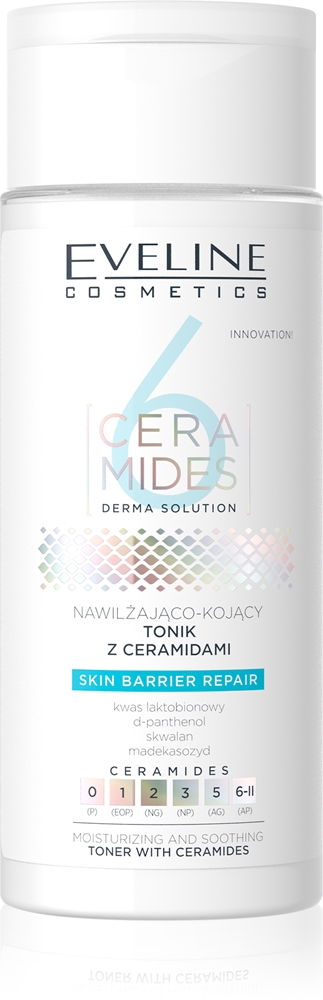 

6 керамидов успокаивающий и увлажняющий тоник с керамидами Eveline Cosmetics, 150 мл