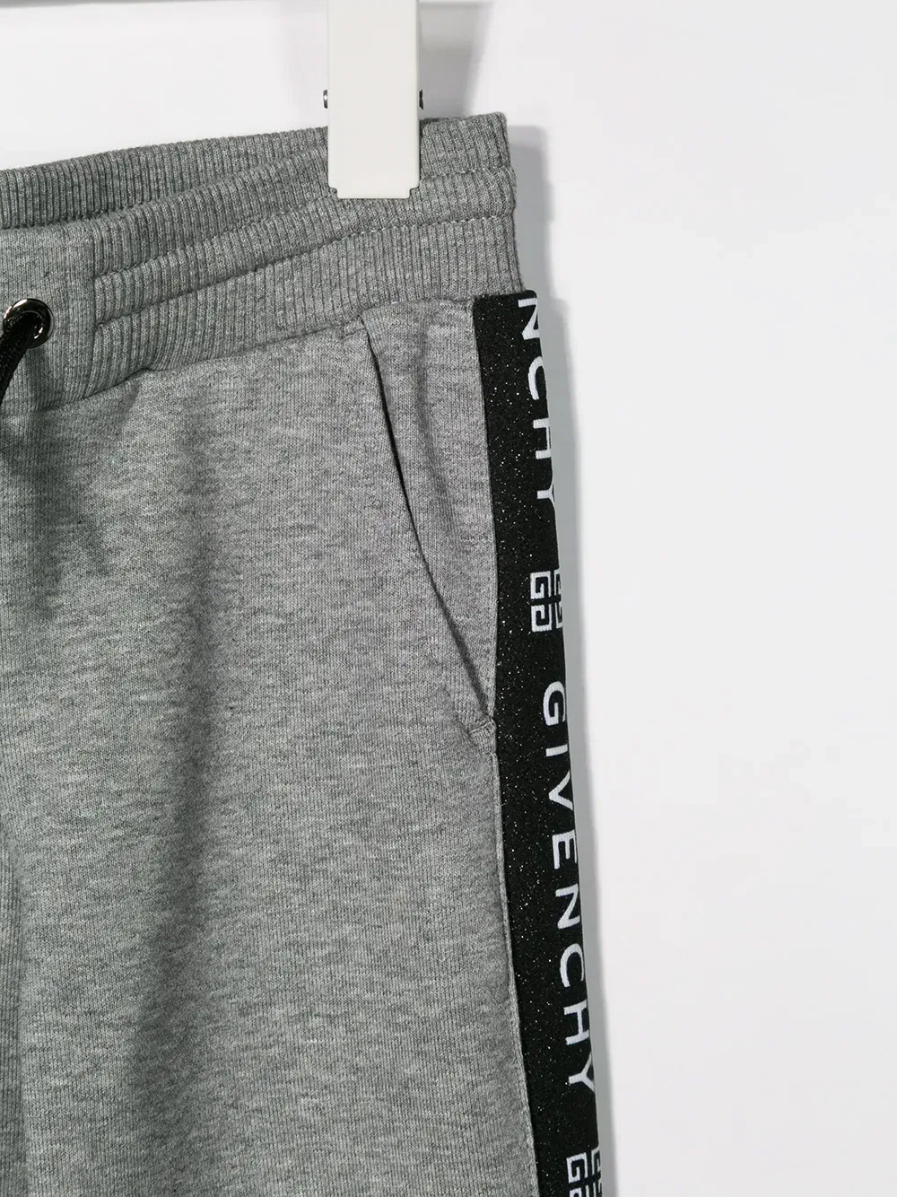 Спортивные брюки с контрастными полосками Givenchy Kids, серый — фото 3