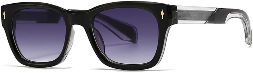 

Женские солнцезащитные очки Rivets с градиентным переходом цвета и защитой от УФ-излучения UV400 для занятий спортом на открытом воздухе, бега и езды на велосипеде Generic, Black Gray Gradient