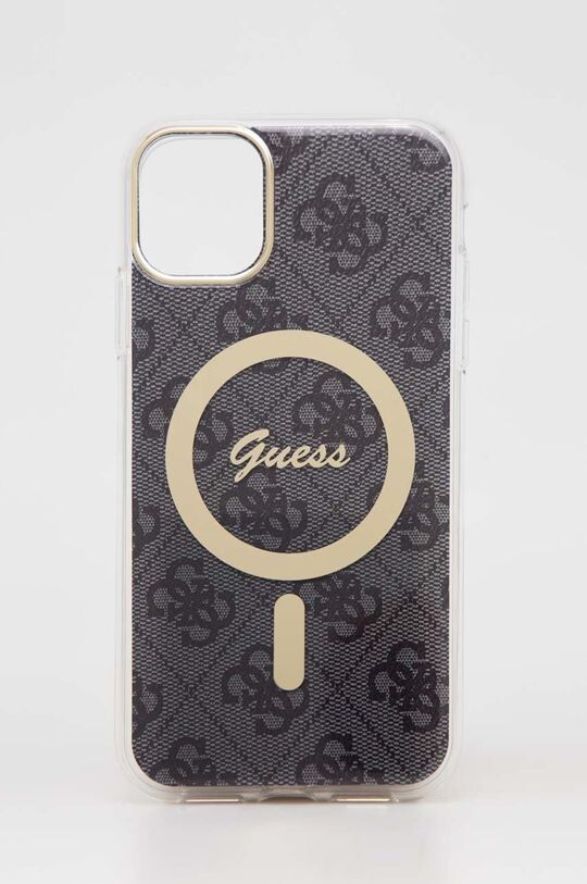 

Чехол и зарядное устройство для телефона iPhone 11 6,1 дюйма Guess, черный