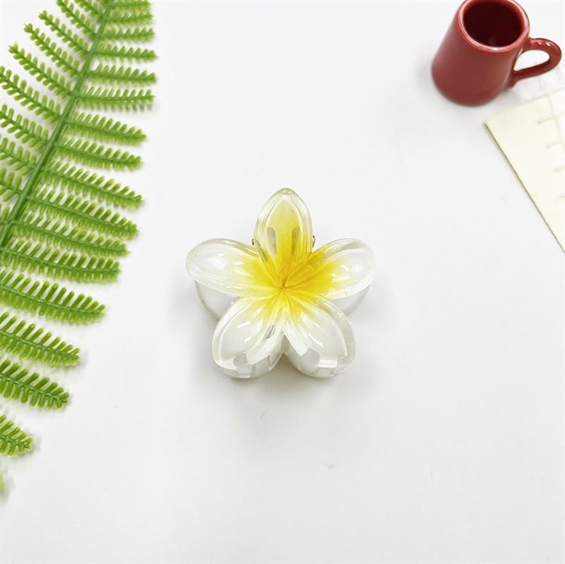 Заколка для волос moana trio haarklammer Soho, yellow plumeria — фото 3