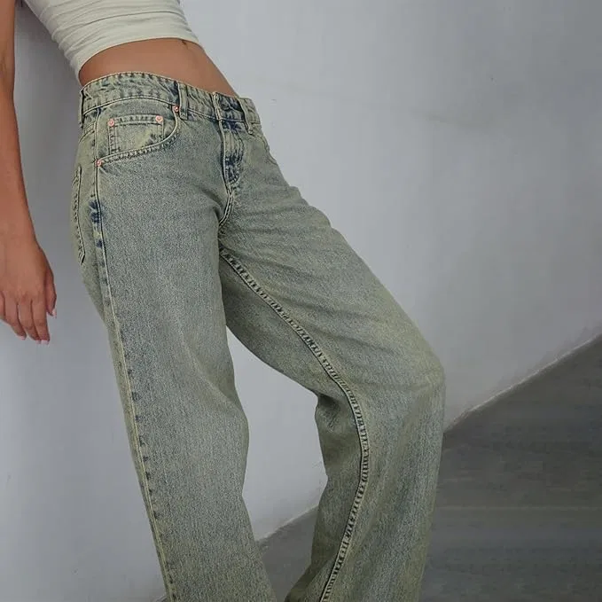 Джинсы свободные Boyfriend Trendy, синие — фото 4