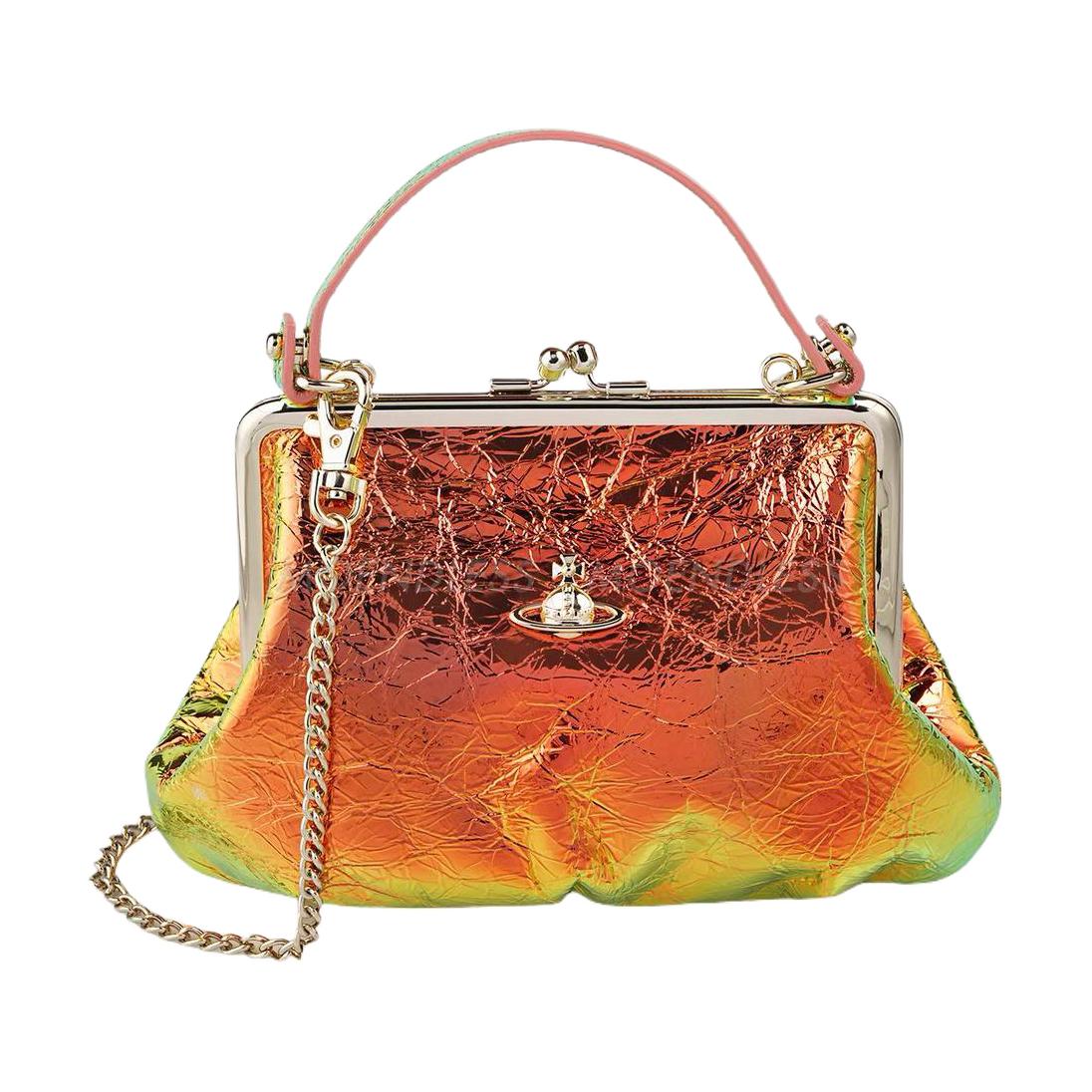 

Vivienne Westwood Кожаная сумка через плечо Сумка кроссбоди Женский бумажник разноцветный