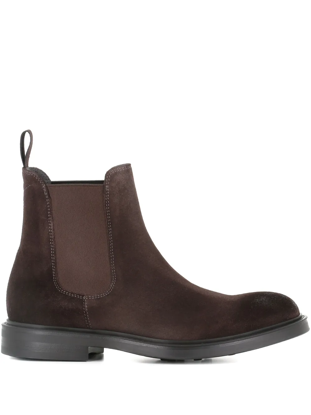 

Замшевые сапоги с эластичными вставками Green George, коричневый