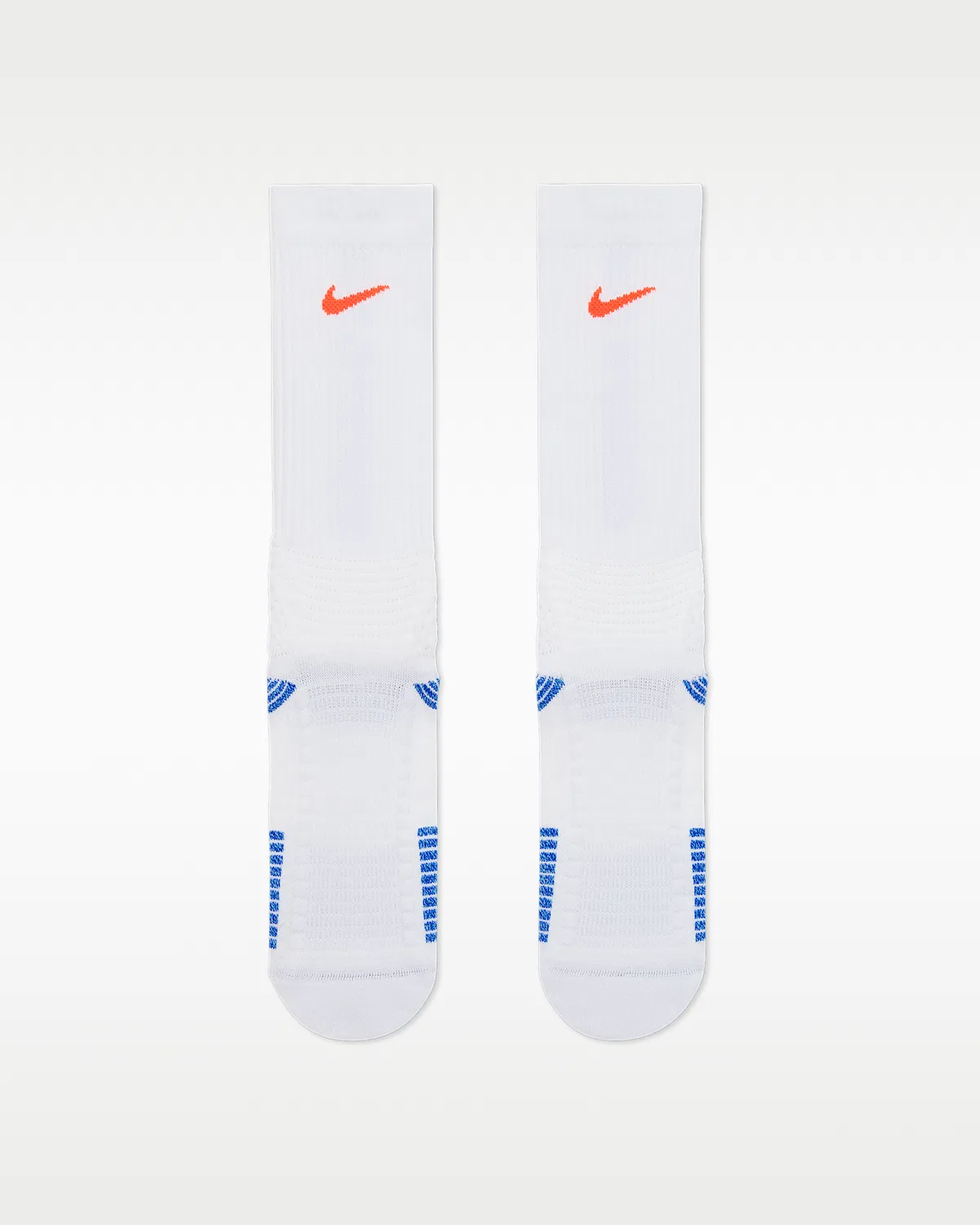 Носки Nike Elite 2.0 с амортизацией (1 пара), White/Racer Blue/Light Aqua/Bright Crimson — фото 2