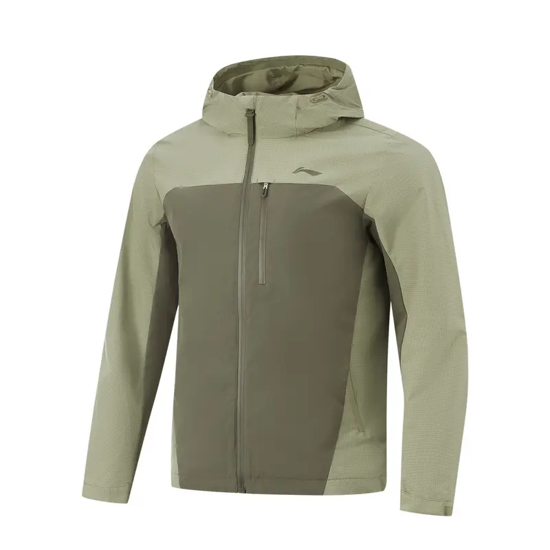 

LINING Пальто тренч спортивное мужское зеленое армейское, Elm Branch Green Army Canvas Green