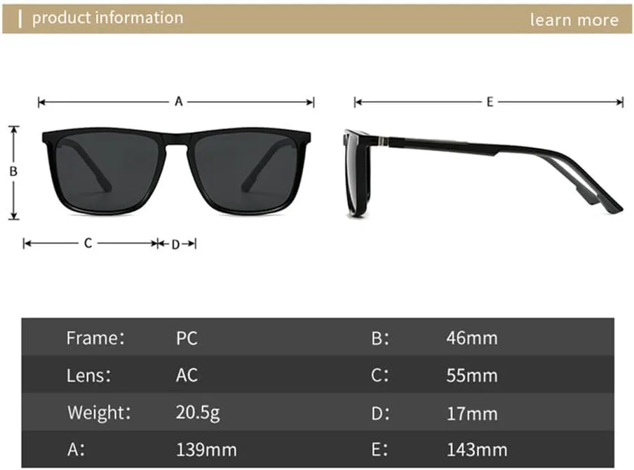 

Крупные поляризованные солнцезащитные очки для мужчин и женщин, для вождения, винтажные солнцезащитные очки в большой оправе с защитой от УФ-излучения UV400 HDUBFY, 4