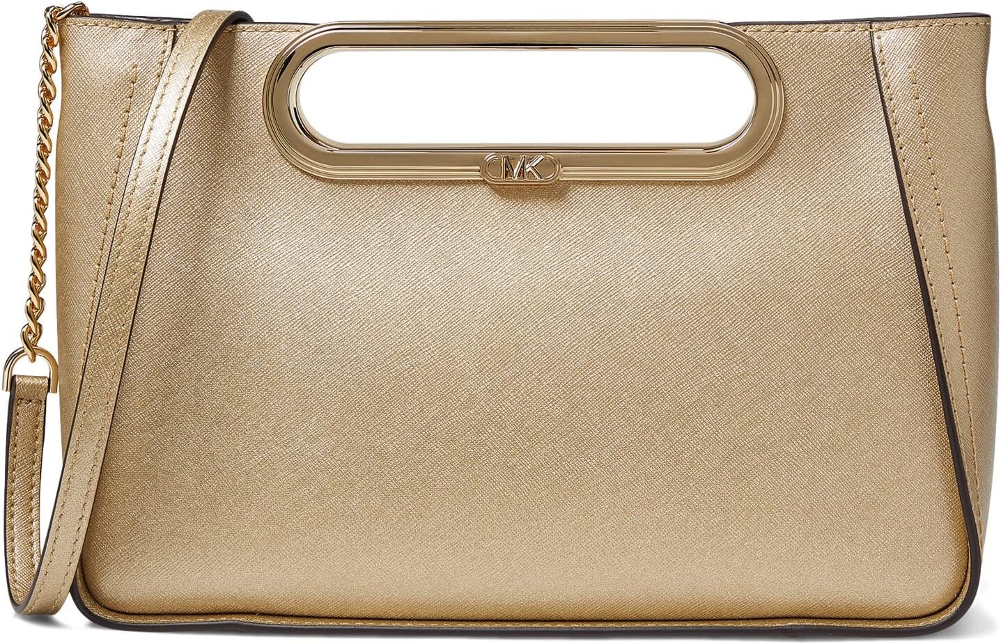 

Большой клатч-трансформер Chelsea MICHAEL Michael Kors, цвет Pale Gold