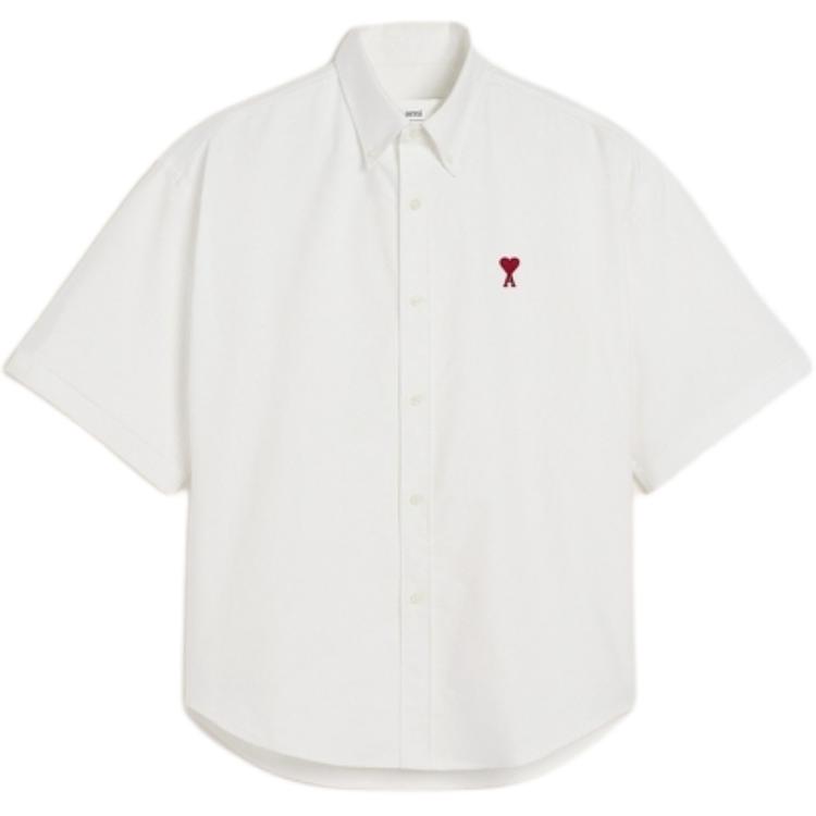 

Ami Paris Ami De Coeur Футболка с вышитым логотипом AMIPARIS, белая